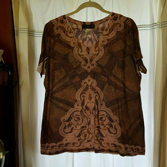 2 items=30% off!   Funky print short-sleeved shirt