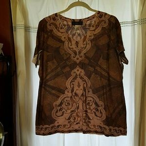 2 items=30% off!   Funky print short-sleeved shirt