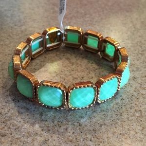 Mint & Gold Bracelet