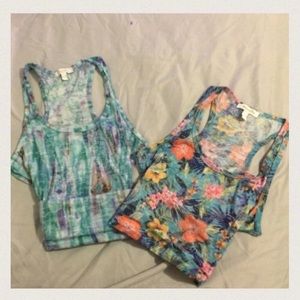 Bundle Two Tops Flower Multicolor