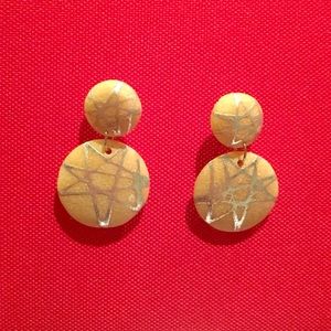 Dangling Wooden Earrings