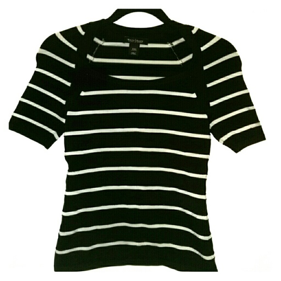 Striped stretchy top