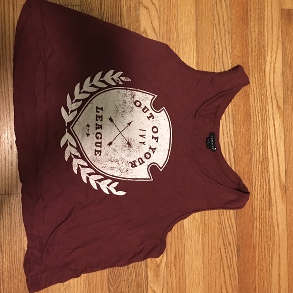 Crop top "Out of your league"