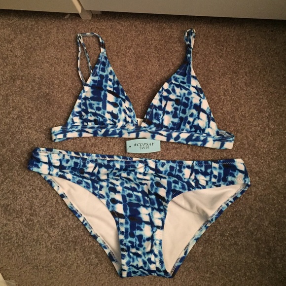 Brand new pure and easy ocean bikini set
