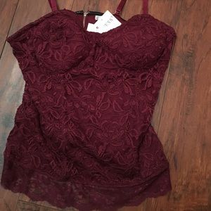 Guess lace tank top