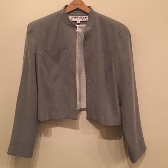 Beautiful Black&White Pepper Pattern Blazer