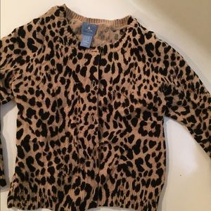Leopard print cardigan