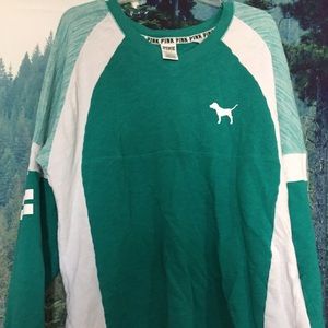 🌜✨💚VICTORIAS SECRET PINK💖SWEATSHIRT .VINTAGE🌛✨