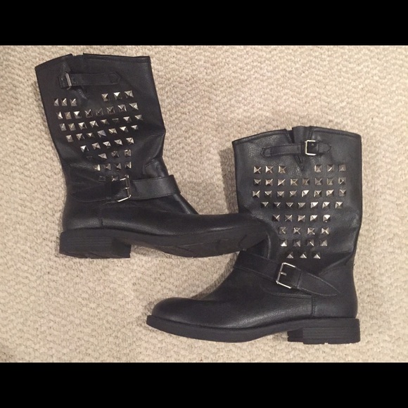 Rock and republic studding biker boots !
