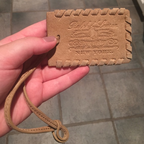 ralph lauren luggage tag