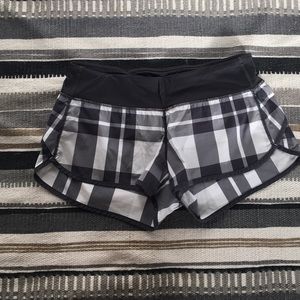 lululemon run: speed shorts x2