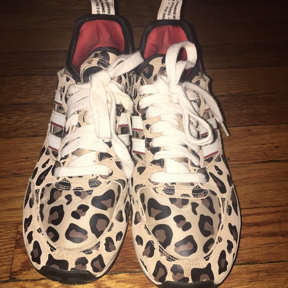 Adidas animal print sneakers