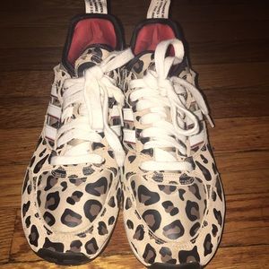 Adidas animal print sneakers
