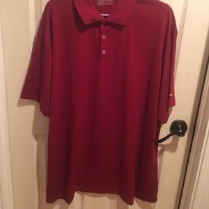 NWOT red Nike golf shirt