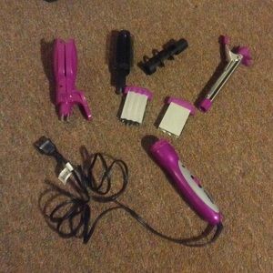 Conair hair straightener, curler, & crimper.