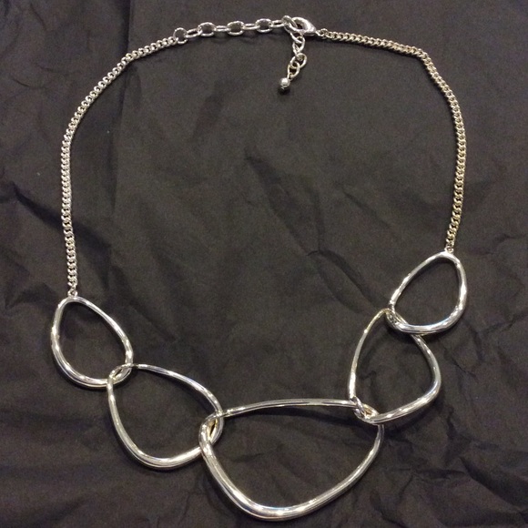 Silver Statement Necklace - Picture 3 of 7