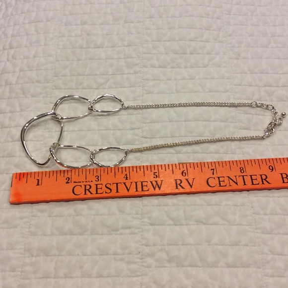 Silver Statement Necklace - Picture 7 of 7