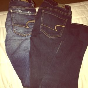 2 pairs of American Eagle Jeans!