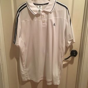 White adidas golf shirt NWOT