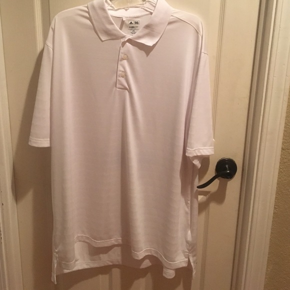 NWOT adidas golf shirt white