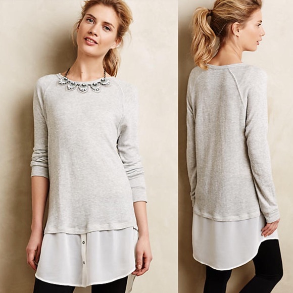 Anthropologie Sweaters - Anthropologie - Dolan Layered Avaline Pullover