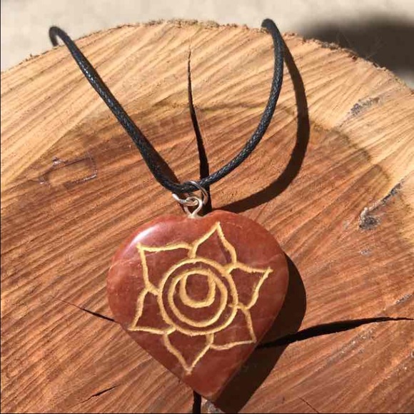 Jewelry - Second Chakra Heart Crystal Necklace