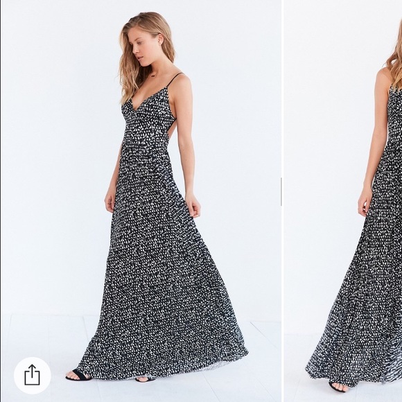 ISO silence and noise strappy back dress