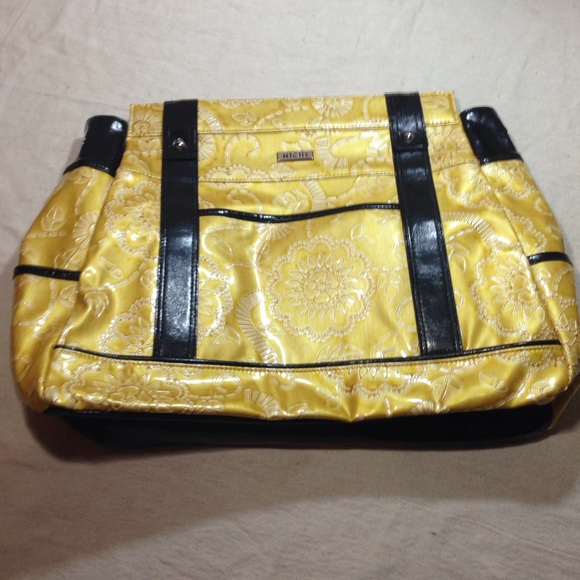 MICHE yellow floral purse cover