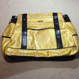 MICHE yellow floral purse cover