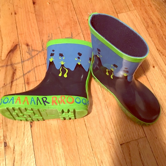 Preloved Dino rain boots
