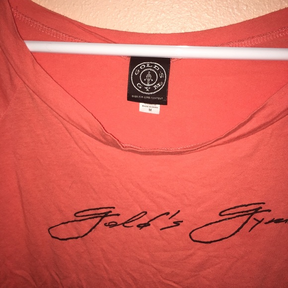 Golds gym retro long sleeve crop top - Picture 2 of 2