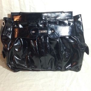 MICHE black faux leather purse cover