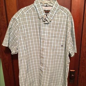 Ariat Short Sleeve Button Up 2XL