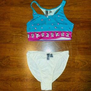 Vintage Gitano High Cut Bikini Set