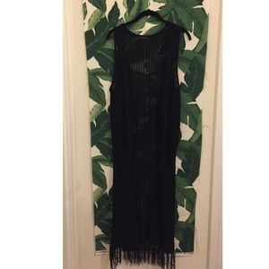 Longline Festival Knit Vest