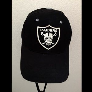 Oakland Raiders Baseball Cap Hat Adjustable Velcro