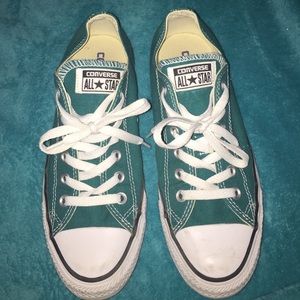 Blue green/ teal converse in very good condition