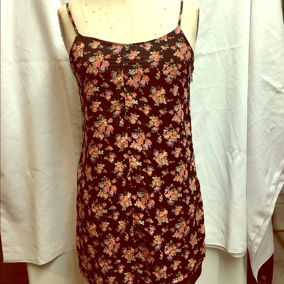 Black floral dress Forever 21