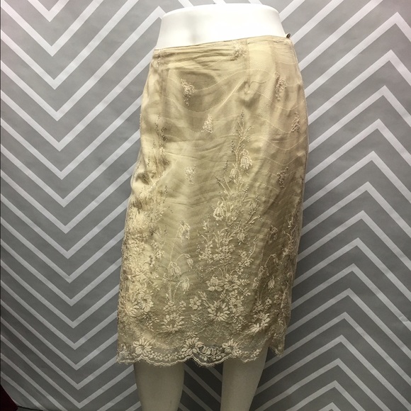 Delicate vintage lace skirt