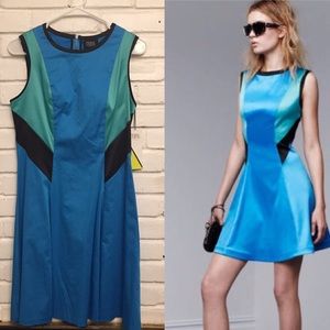 Prabal Gurung for Target Blue Color Block Dress