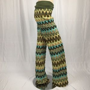 Vintage 70s Crochet Festival Pants