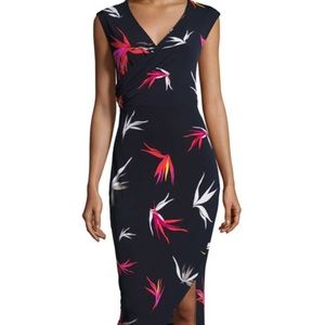 Navy blue jersey dress