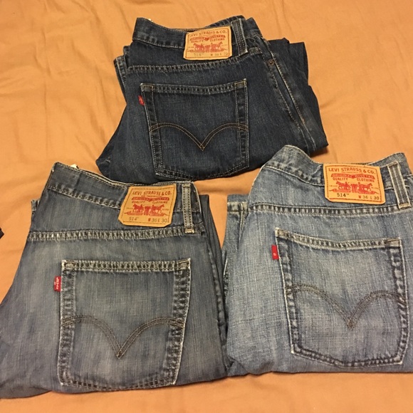 Men's LEVIS jeans (3 pair) - Picture 1 of 4