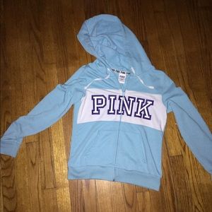 PINK zip up hoodie