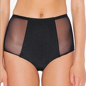 American apparel high waisted bikini bottom