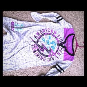 American fighter 3/4 sleeve shirt