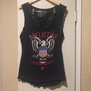 Affliction tank.
