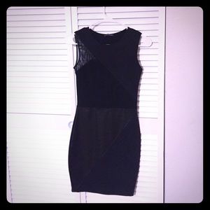 Donna Mizani little black dress