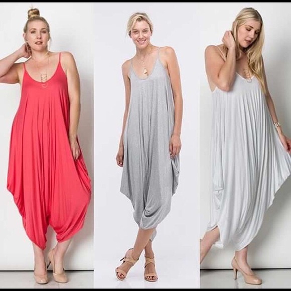 Pants - Spaghetti Strap Jumpsuit