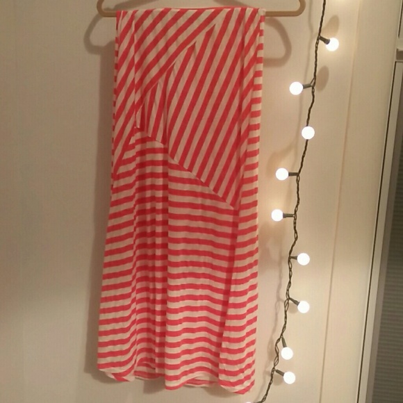 Orange Maxi skirts